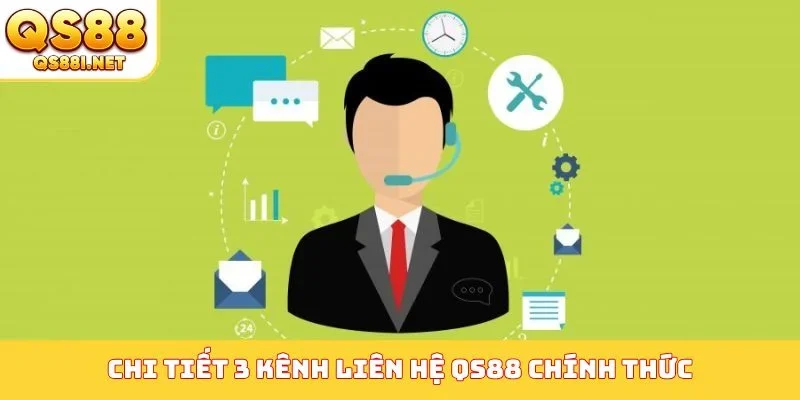 Chi tiết 3 kênh liên hệ QS88 chính thức