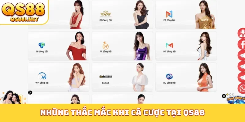 Những thắc mắc khi cá cược tại QS88