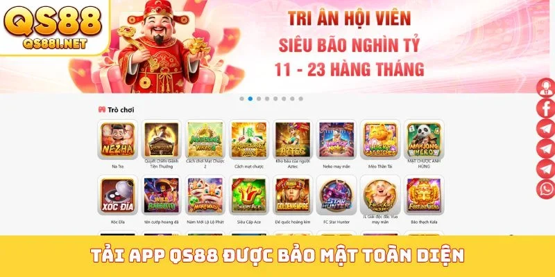 Tải app QS88 được bảo mật toàn diện